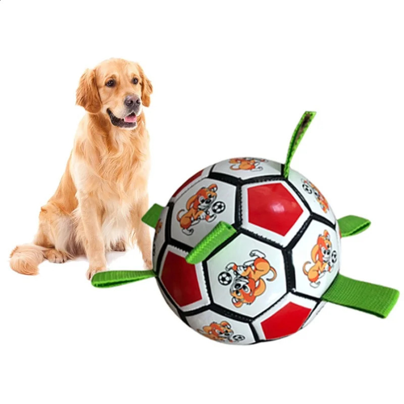Dog football toys resistant to grinding teeth chew dog toys pet interactive toys 240812