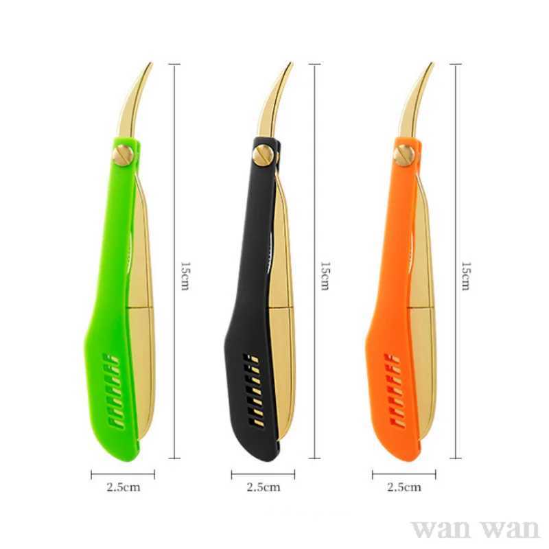 Feather Razor Holder Manual Folding Shaver Barber Shop Beard Trimmer Hair Cutting And Shaving Tools Security Blade Mens GiftM240814