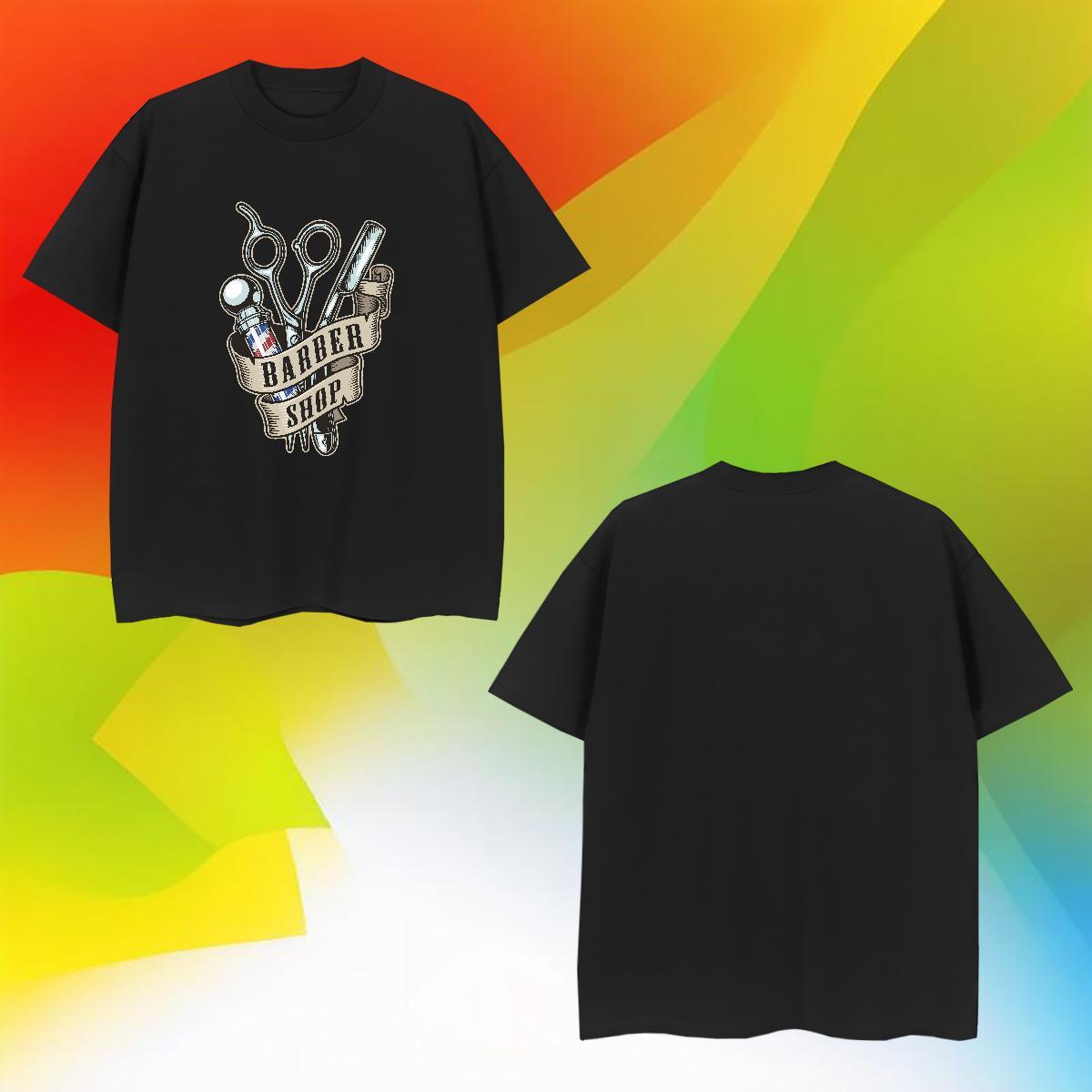 High Quality tool T shirt Anime Printing Street Men Clothes T-Shirt 230g 100% Cotton Customized Round Neck Short Sleeve DIY Logo Oversized Top Tees