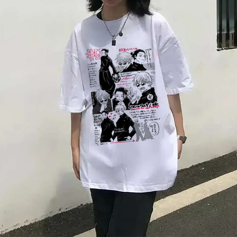 Anime Japan Jujutsu Kaisen T-shirt Satoru Gojo And Geto Suguru T Shirt Haruku Manga Men Women Plus Size Prevalent Tshirts shirts