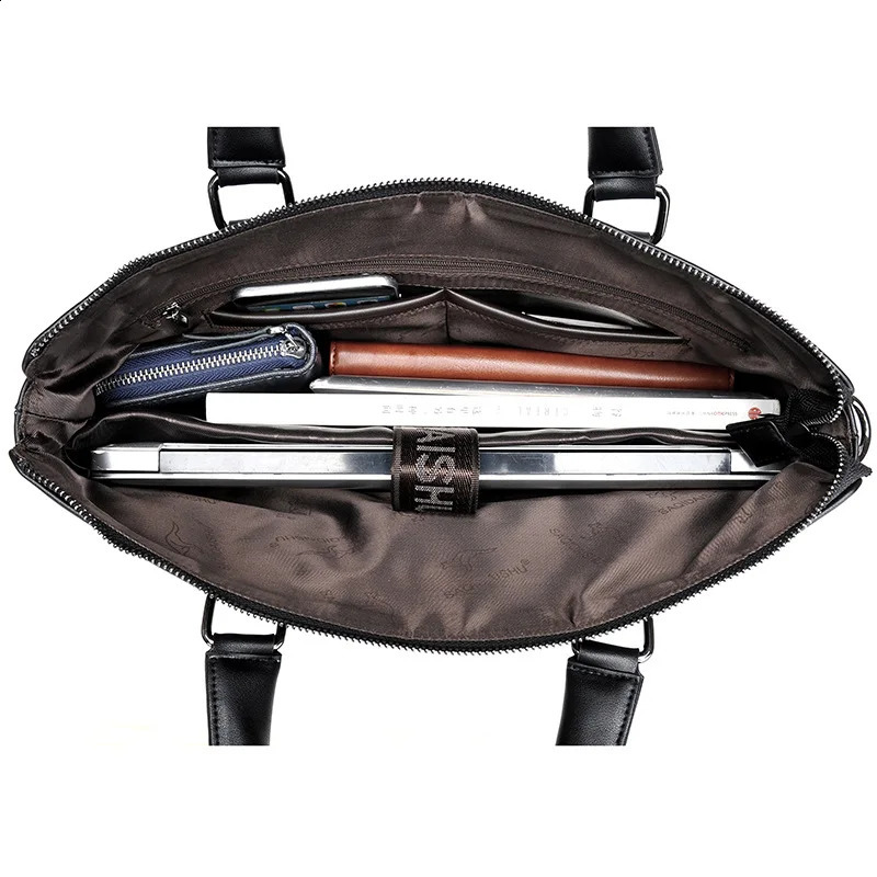 office bags for mens Briefcase Business laptop bag Leather Bags Computer Laptop Handbag office bags for men maletines 240813