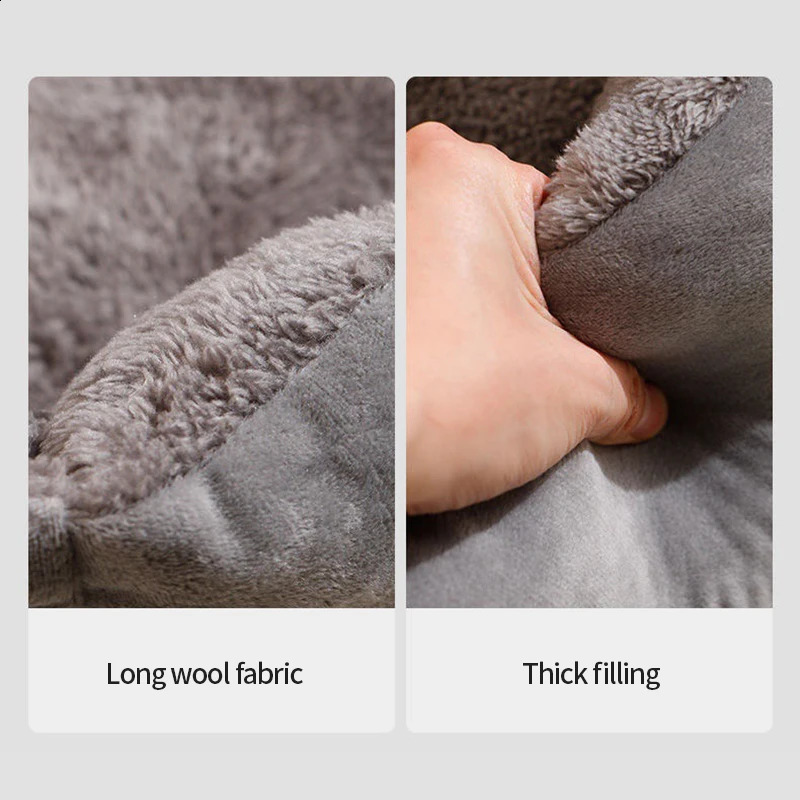 Bed For Dog Cats Puppy House Small Medium Cat Pet Sleeping Sofa Plush Sofa Mats Dog Cushion Pet Accessories Room Decoration 240812