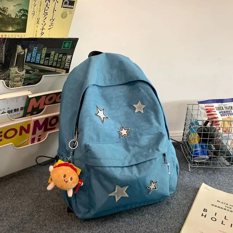 Miyagawa Spicy Star Backpack Womens Causal Y2k Backpack Fashion High Capacity Japanese Ins Cute School Bag 240813