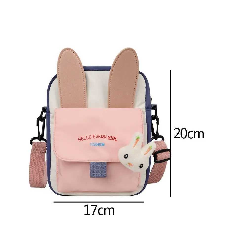Girls new one shoulder messenger bag womens cute student outdoor travel casual handbag small bag W240813