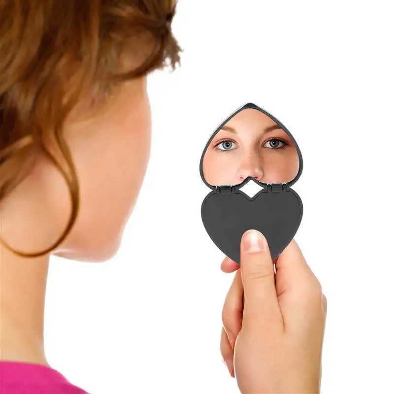 20 Pocket Makeup Mirrors Portable Travel Compact Folding Mirrors Womens Desktop Folding Handbag Makeup Mirrors W240813