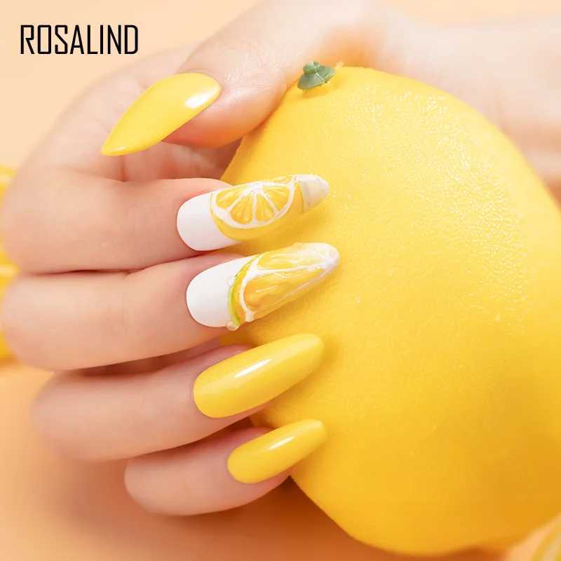 Rosalind Nail Gel Polish Nail Supplies Varnishes Glitter Semi Permanent Nail Art Manicure DIY Design Top Base Coat UV GelM240814