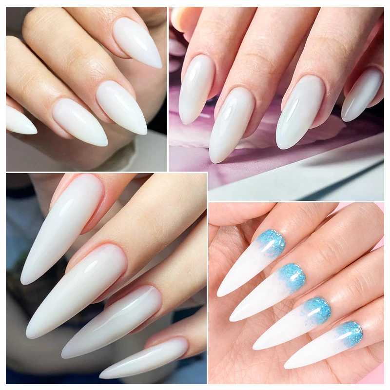 Mtssii 7ml Milky White Quick Extension Gel Nail Polish Nude Construct Hard Gel Semi Permanent Acrylic Extension Nail Art VarnishM240814