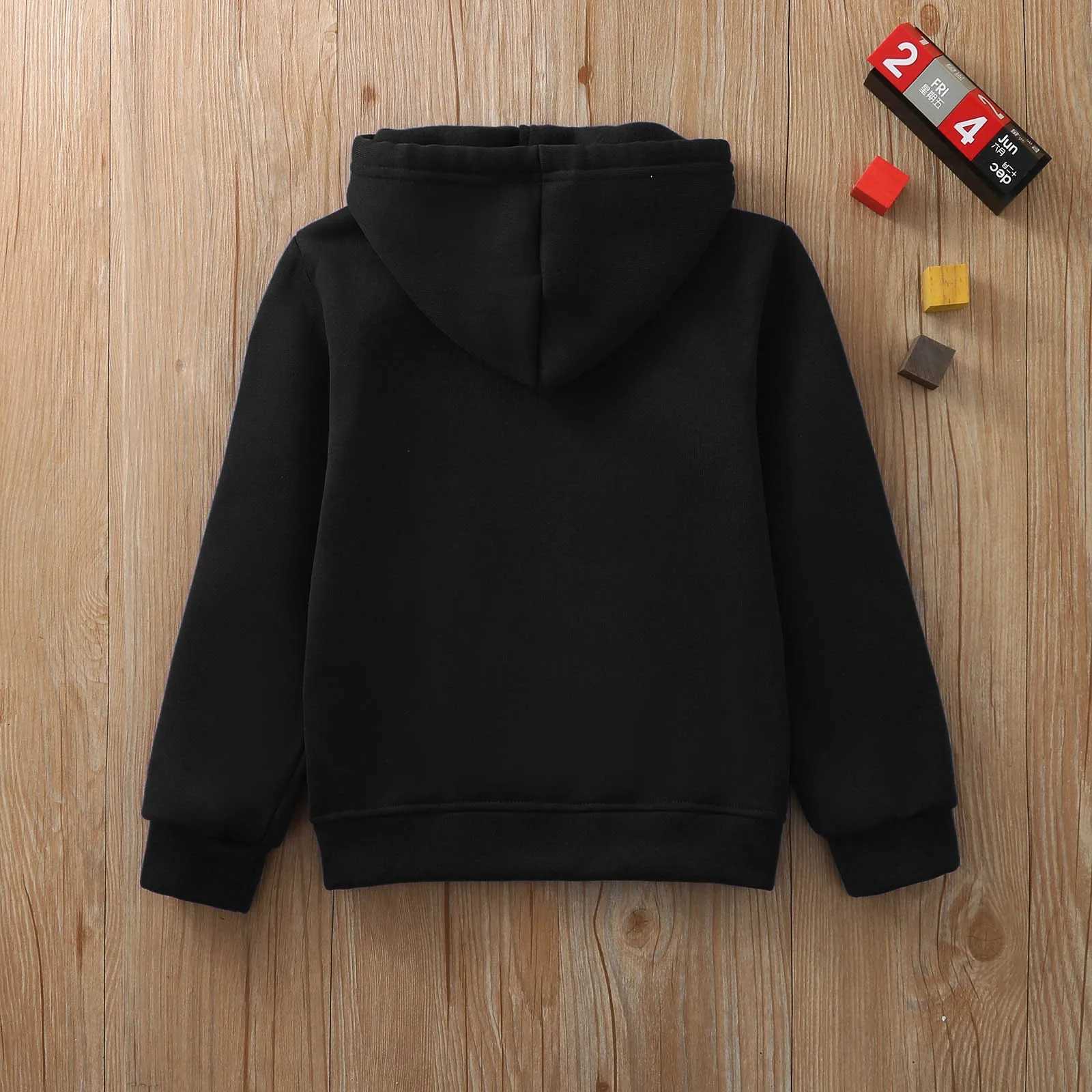 Hip-Hop Style Kids Boys Girls Jackts Solid Color Zipper Hoodies Autumn Long Sleeve Hooded Sweatshirts Moletom Infantil MeninoY240814