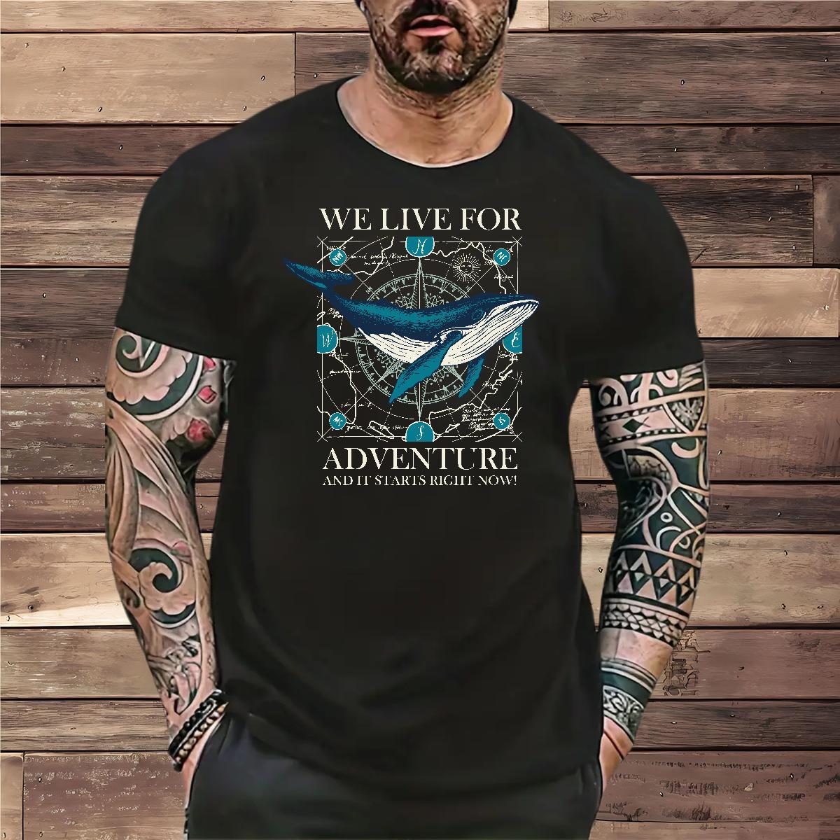 T shirt 230g Cotton fish Home Outdoor Round Neck Short Sleeve Cartoon Print Tshirts 2024 Summer Popular Wear
