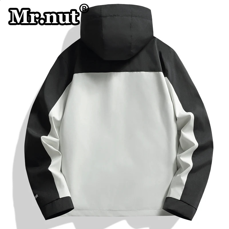 Mr Nut wool detachable jacket 2piece outdoor couple windproof climbing set camping waterproof 240808
