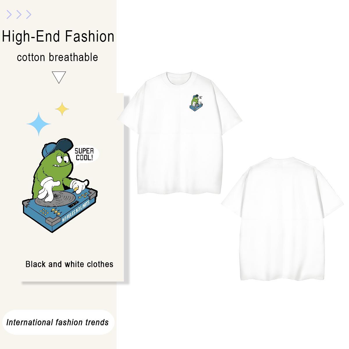 T Shirt For Man 100% Cotton 230g USA Casual Daily Wear Breathable Short Sleeve Custom Big Size Mens Tshirts 2024 Summer Wholesale Tees Shirts