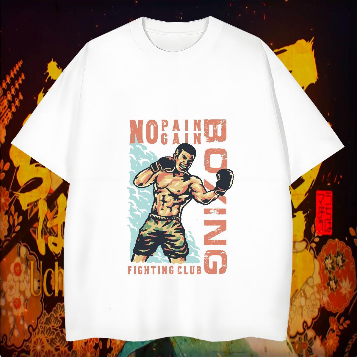 T Shirt For Man 230g Pure Cotton portrait Casual Beach Round Neck Short Sleeve Custom Printed Men Clothes T-Shirt Free Shipping Comfortable Clothings