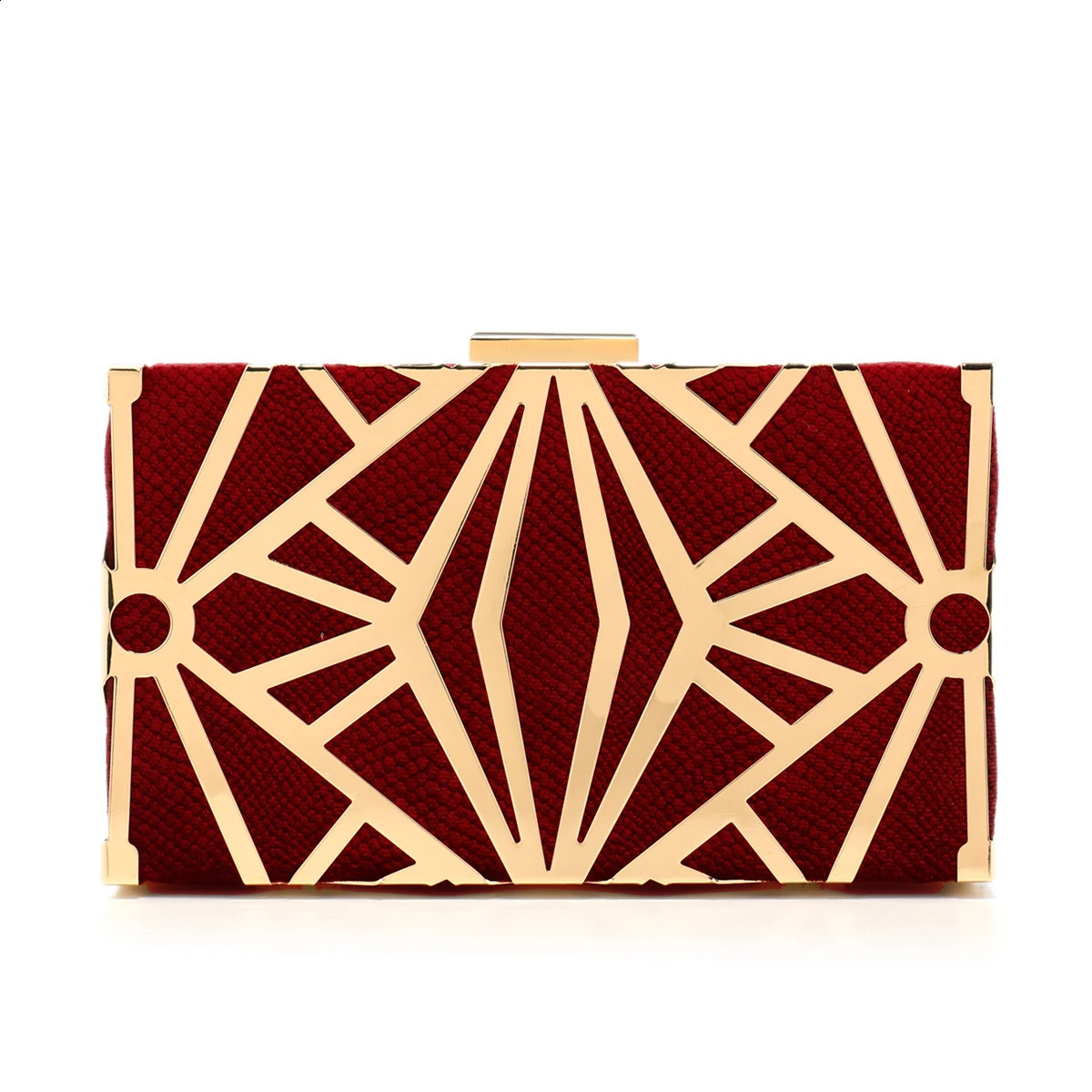 Fashion Women Clutch Bags Hollow Out Elegant Metal Chain Evening Flap Style Lady Wedding Bridal Handbags For Party Prom Din 240813ZYl