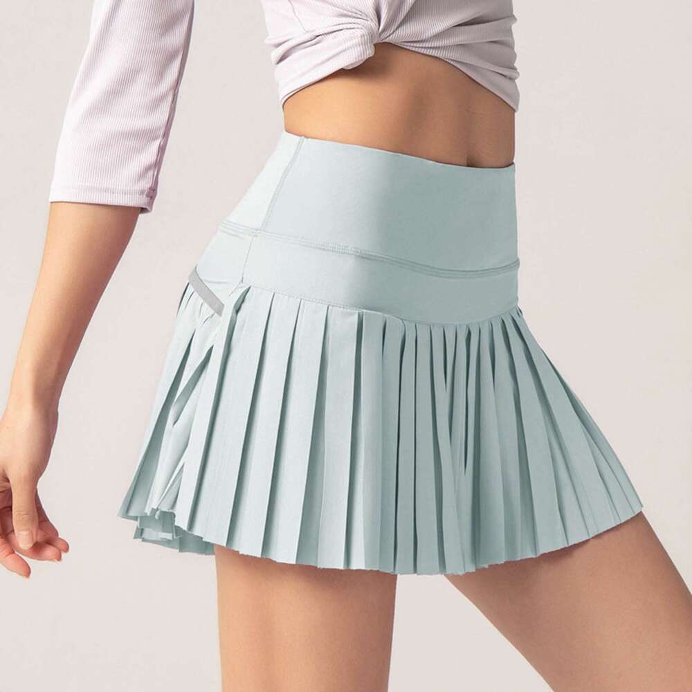 Hide Cloud Women Tennis Skirts Golf Skirt Fiess Shorts High Waist Athletic Running Short Quick Dry Sports Skort Pocket