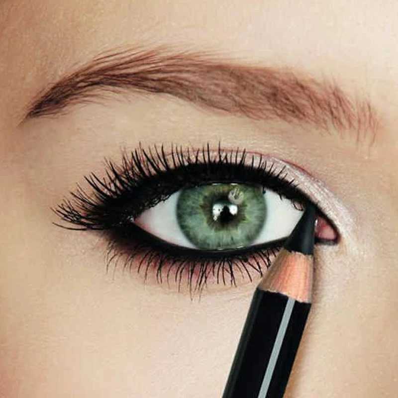 Professional Eyeliner Ultra-fine Waterproof Long-lasting Fashion Makeup Black Brown Eyebrow Wood Pencil Cosmetic Beauty Tools Y240813