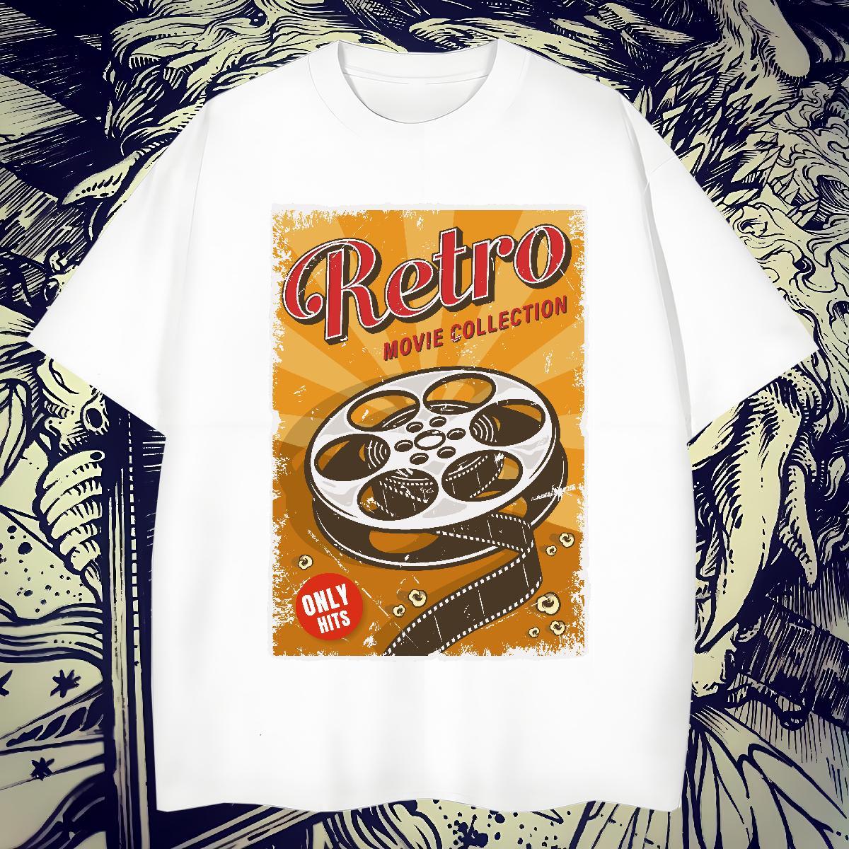 Free Shipping Men Tees Home Outdoor 230g Cotton Graphic Breathable Crew Neck tool T Shirts Men Fashion New Tops Shirt