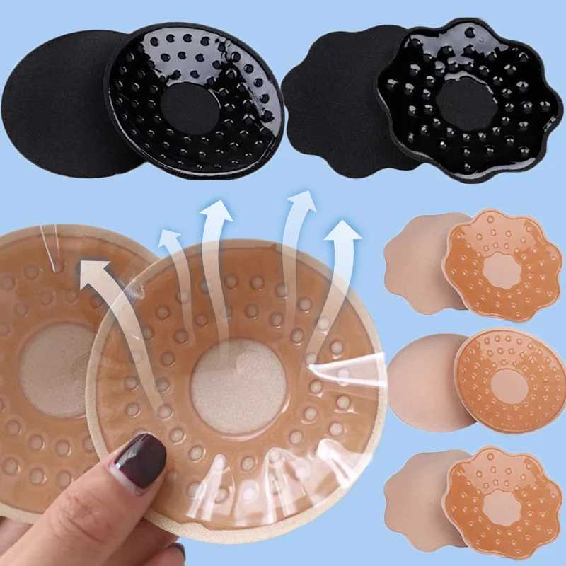 Reusable breasts petals invisible strapless bras pastries self-adhesive cushions silicone covers sexy breast pads womens party dressesXJ250324