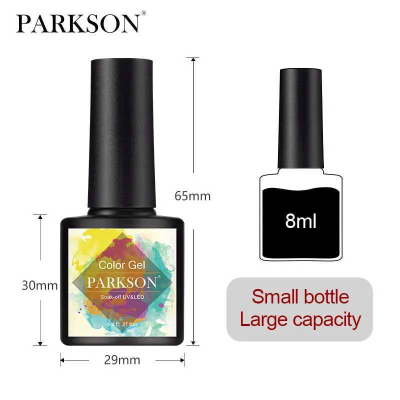 Parkson Gel Nail Polish 8ML Soak Off UV Gel Polish Varnish For Nails Art Semi Permanent Manicure Varnish Hybrid Nail GelM240814