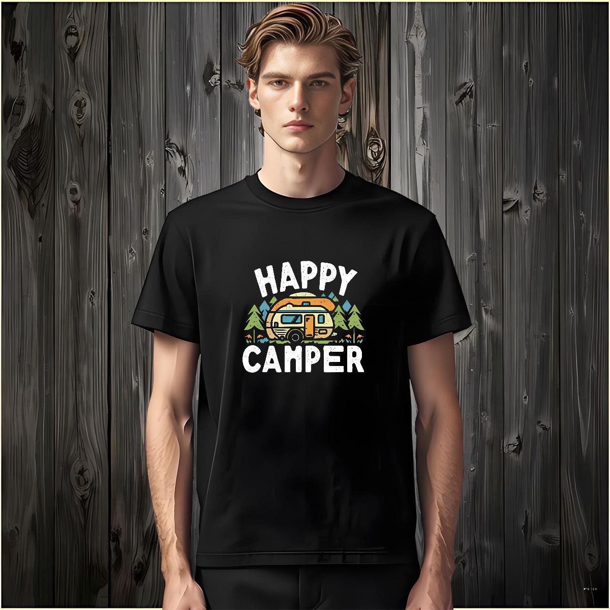 Classic letter Man T Shirts Outdoor Men Tops Tees 230g Cotton Brand Crew Neck Breathable Custom Print Plus Size Top Tees
