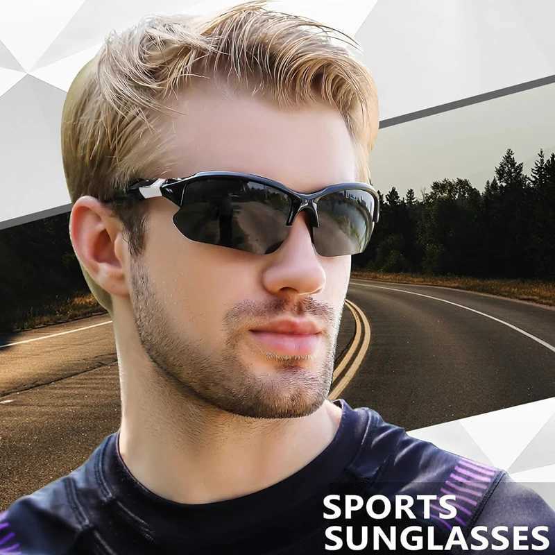 Fashion Sports Polarized Sunglasses for Men Women Cycling Running Fishing Sun Glasses Lightweight Outdoor Goggles W250116