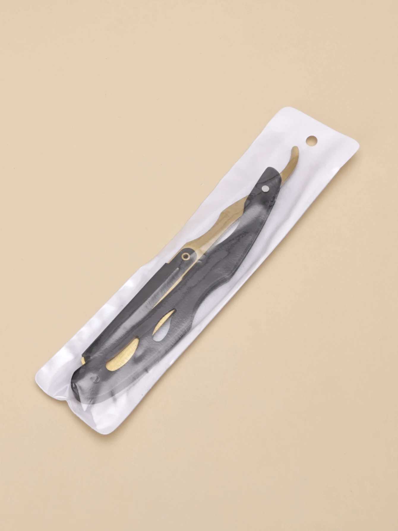 Manual Shaver Barber Tool Stainless Steel Shaver Rack Mens Shaving Knife Professional Straight Edge Razor Barber Beard CutterM240814