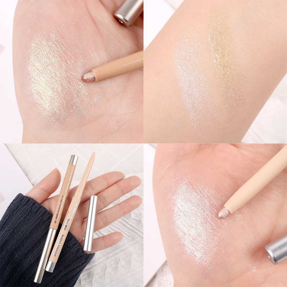 Shiny Lying Silkworm Eyeliner Pencil Glitter Nature Brightens Highlighter Eyeliner Eyeshadow Pen Long-lasting Eye Korean Makeup Y240813
