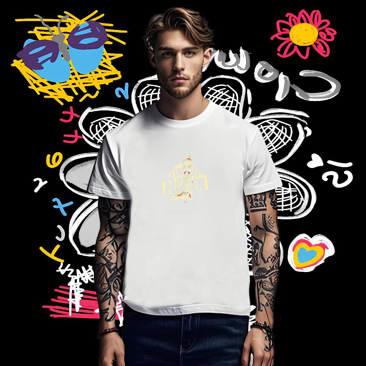 T shirt 230g Pure Cotton icon Spring Summer O-Neck Short Sleeve Custom Print Plus Size Men Tees Designer Loose Fit Top Tees