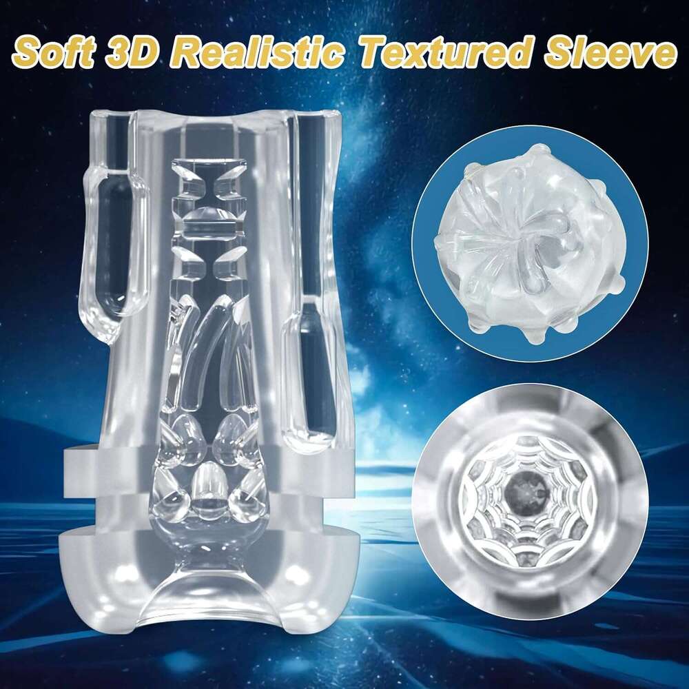 Male Masturbator Sex Toys for Men - Upgraded Male Sex Toys Penis Pump 10 Vibration & Suction Mens Sex Toys, Pocket Pussy Male Stroker with 3D Realisti