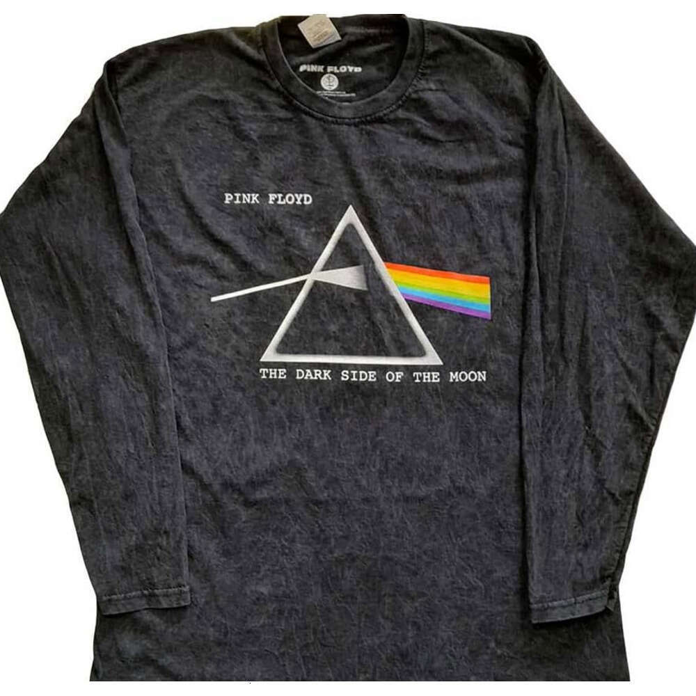 Long Sleeve Shirts For Men Sweatshirt Dark Side Of The Moon Courier (Dip-Dye) Black Graphic Tee Streetwear Casual Tops Clothes sweatshirts