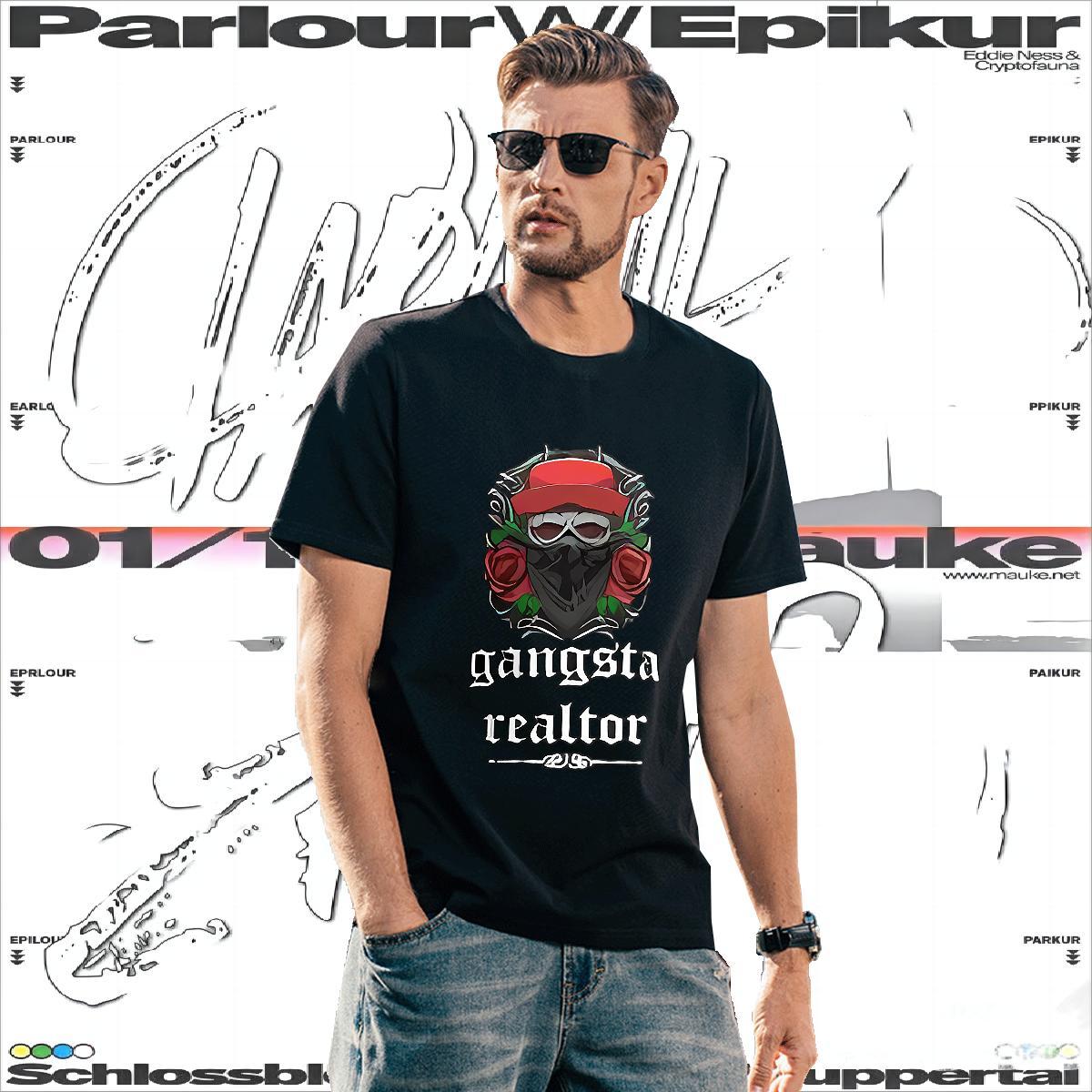Wholesale flower Man T Shirts Home Outdoor Mens Tshirts 100% Cotton 230g Casual New Crew Neck Breathable Black Oversized Tops Tees