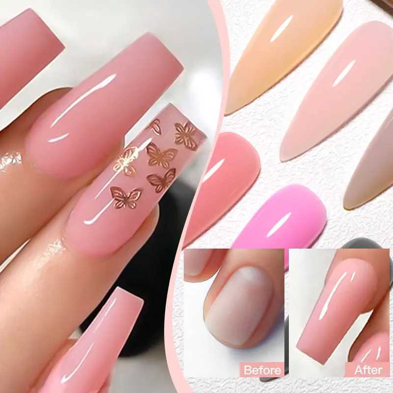 Mtssii 7ml Light Changing Quick Extension Gel Nude Pink Semi Permanent Acrylic Gel Nail Polish UV Construction Builder UV GelM240814