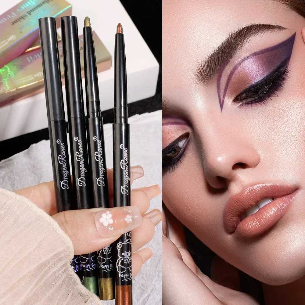 Eye Liner Pen Lasting Shiny Meetallic Eyeshadow Green Purple Makeup Pigment Glitter Aurora Eyeliner Y240813