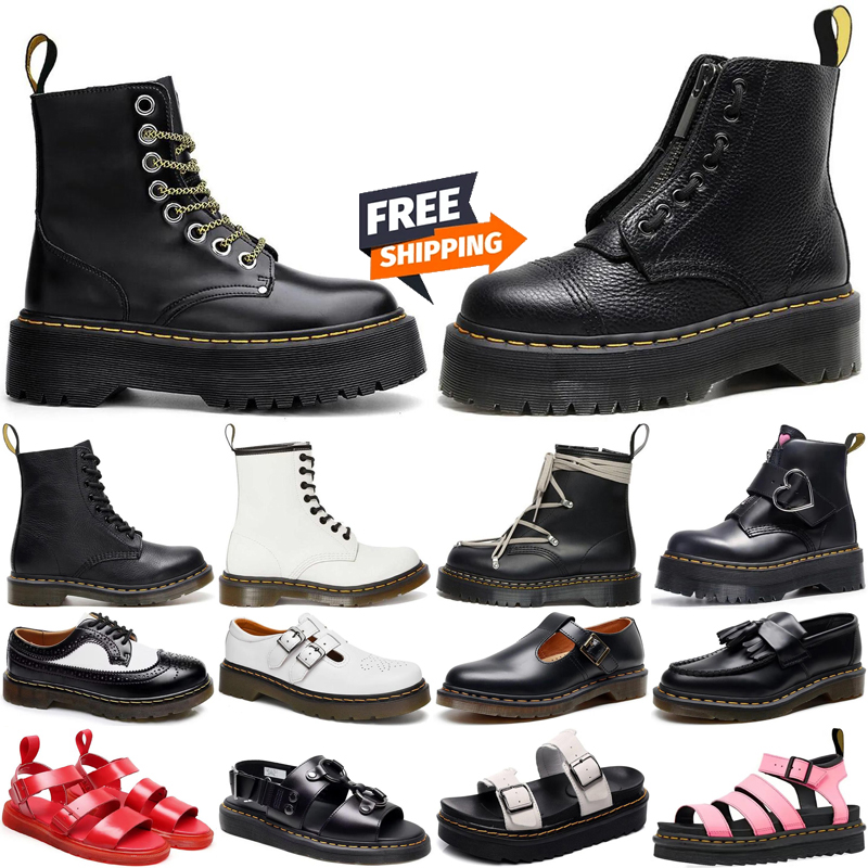 2025 Free Shipping Designer Boots Sandals For Men Women Docmartin Booties White Red Sneakers Bottom Over The Knee Sandal Boot