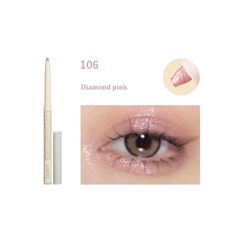 Lying Silkworm Pen Eyeliner Gel Matte Shadow Long-lasting Waterproof Beige Brown Natural Eyelid Extension Beauty Makeup Stick Y240813