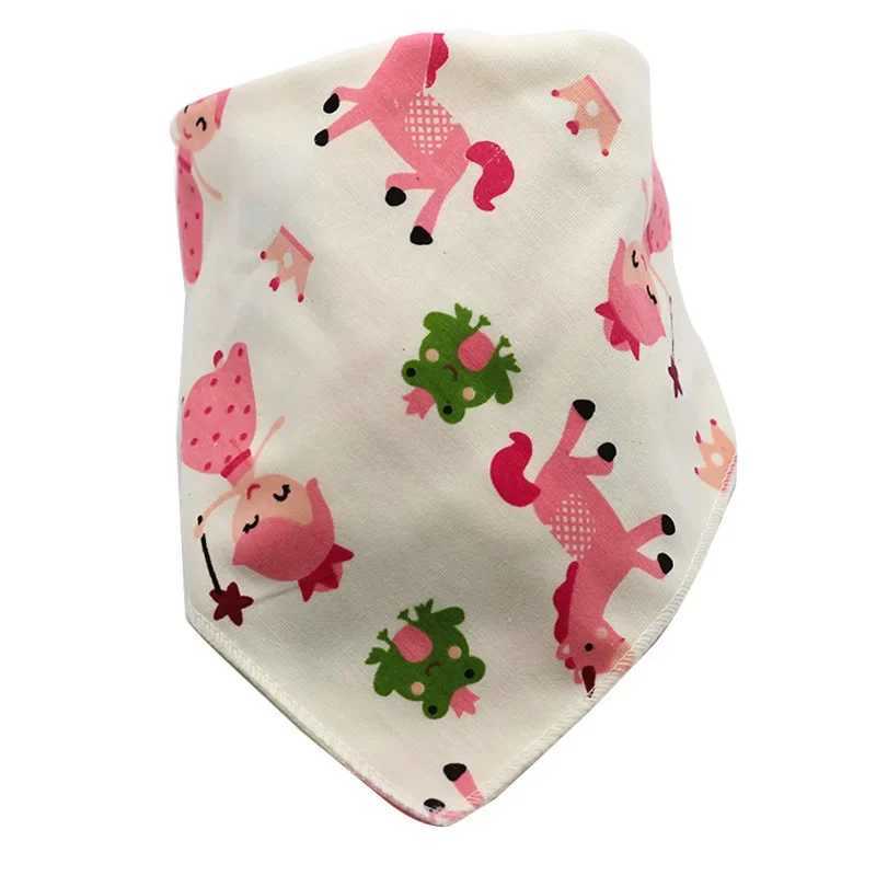 Bibs Burp Cloths Bandana Bibs Baby Cotton Babador Feeding Smock Infant Triangle Burp Cloths Cartoon Saliva Towel Baby Eating Accessory Baby StuffL4812