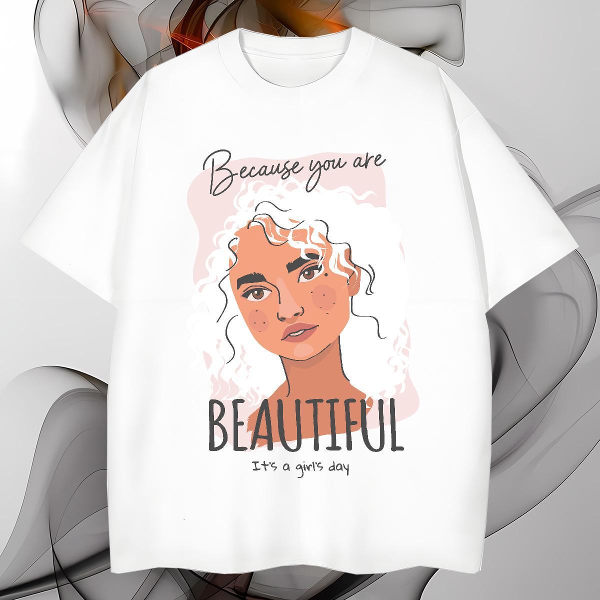 Men T Shirts 100% Cotton 230g portrait Street Wear Breathable Short Sleeve Oversized 3XL 4XL Men Tshirts Classic Casual High Quality Tee Shirt