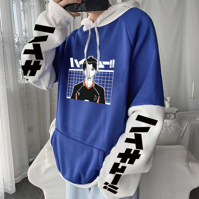 Anime Haikyuu Haruku Kawaii Volleyball Junior Tobio Kageyama Manga Hoodies Long Sleeve Unisex Oversized Winter Warm Sweatshirt