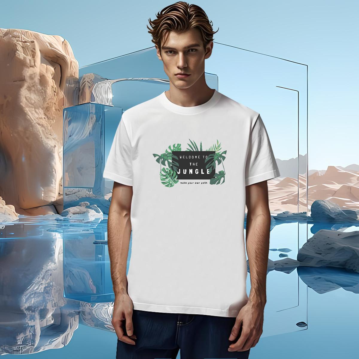 Wholesale letter Mens T Shirts Street Wear Men Tees 100% Cotton 230g Fashion New Short Sleeve Soft Custom Print Oversized Tees Shirts
