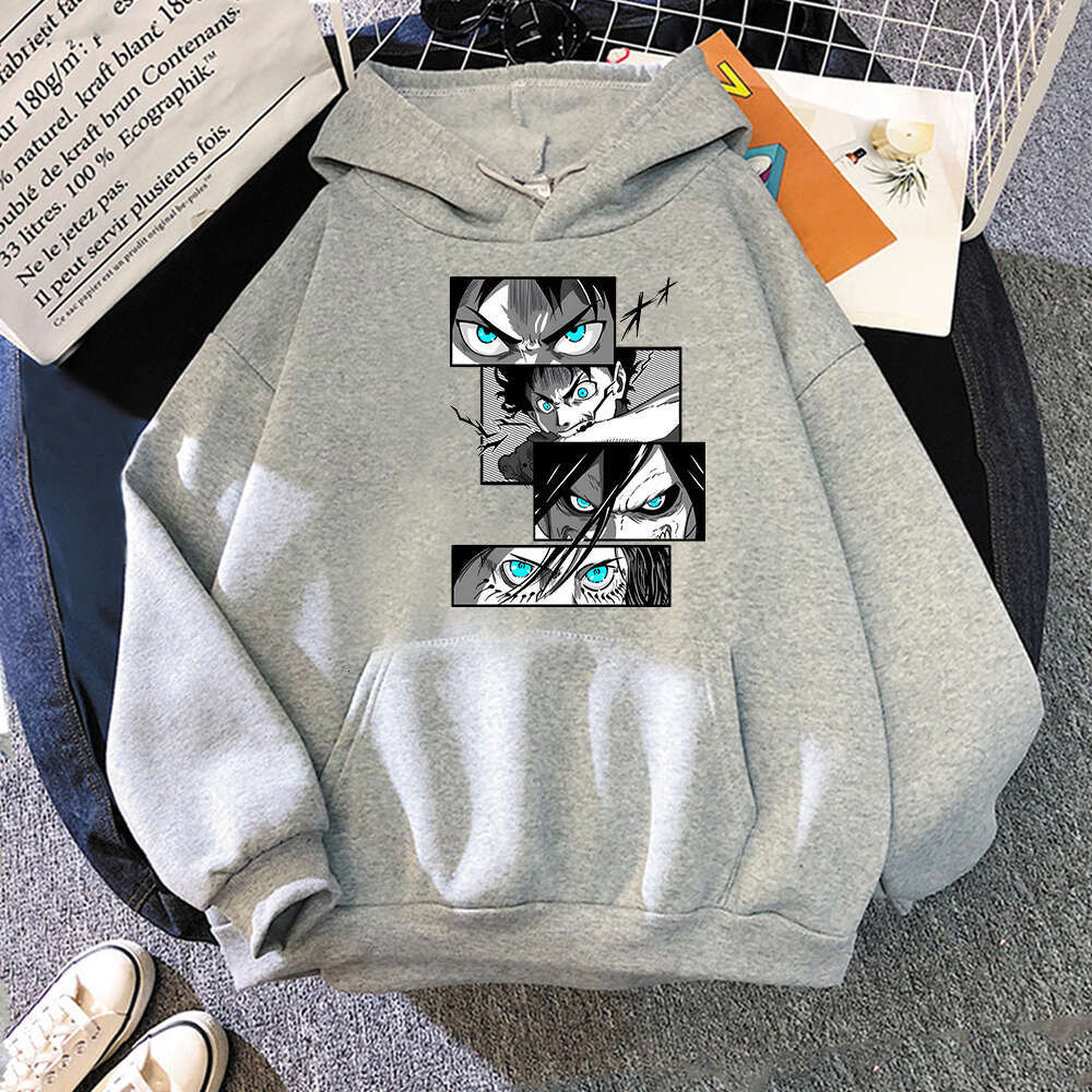 Attack On Titan Hot Anime Hooded Yeager Eren Shingeki No Kyojin Print Plus Size Hoodie Men Women Sweatshirts Haruku Streetwear