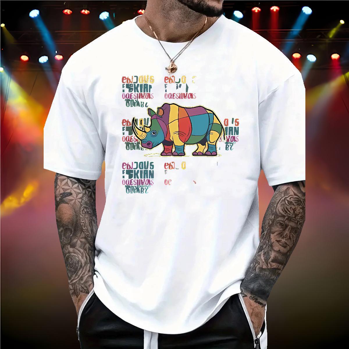Brand T Shirts Men Breathable Crew Neck Casual Daily Wear Skull 230g Pure Cotton Men Clothes T-Shirt Classic Casual Top Tees
