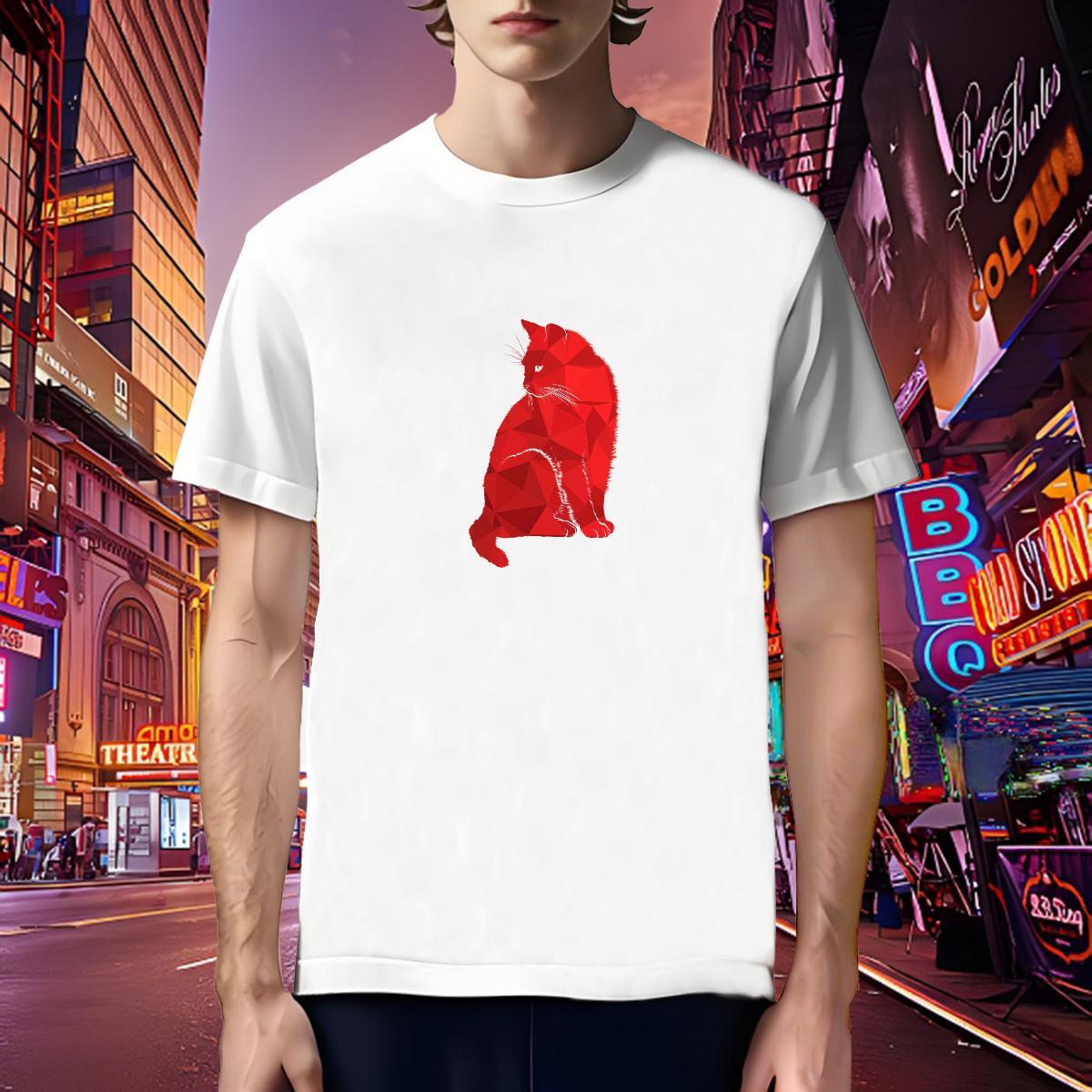 TOP Quality T Shirts Men cat Breathable Soft Beach Cartoon Printing L-4XL 230g Pure Cotton Mens Tshirts 2024 Designer Tees