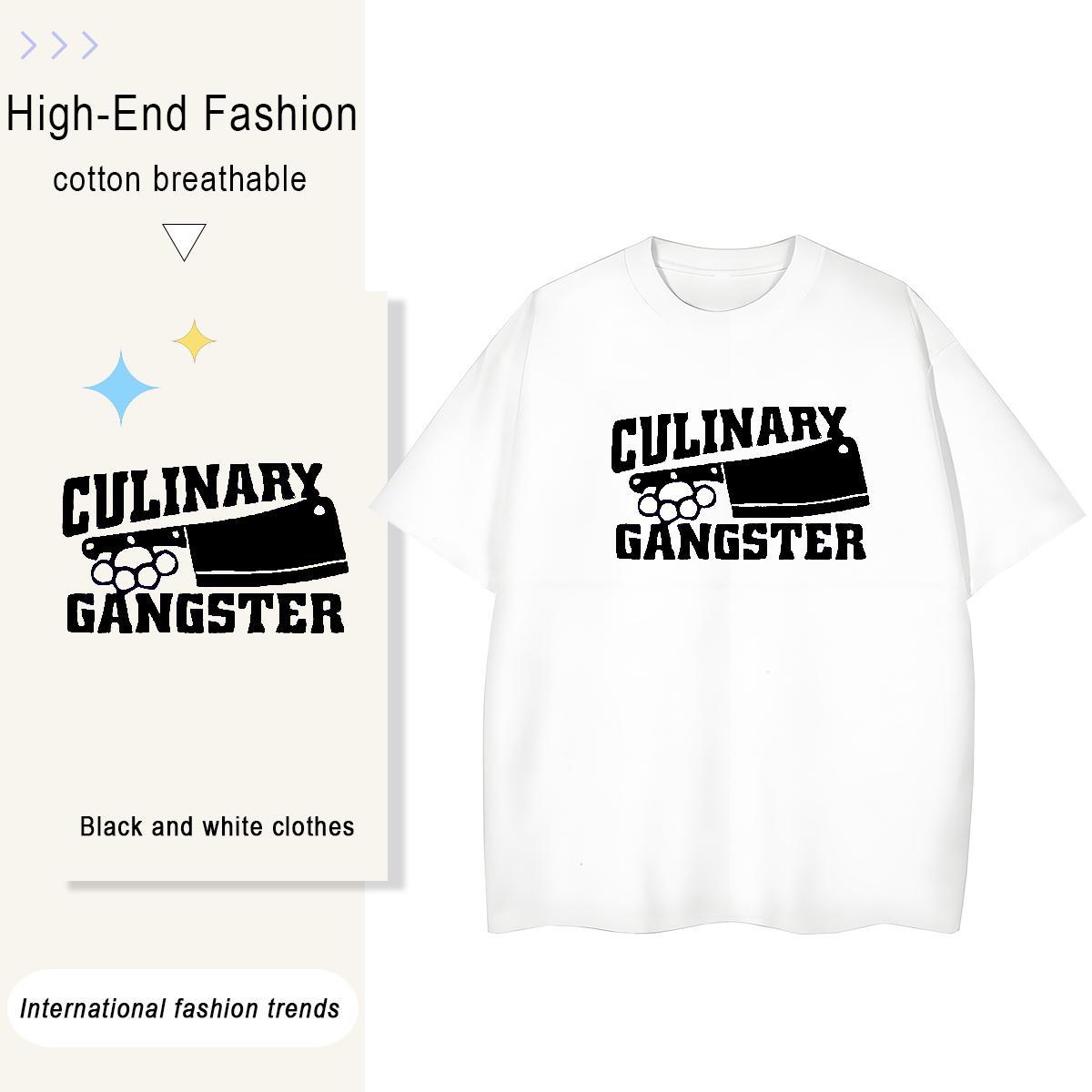 Unisex Men Tees Anime Printing Street 100% Cotton 230g Floral Print O-Neck Short Sleeve letter T-Shirts 2024 DIY Tees Shirts