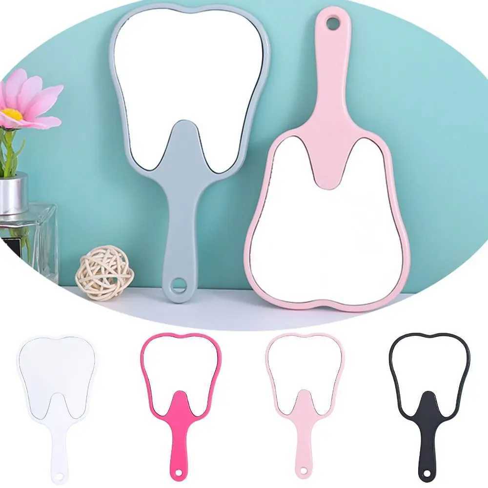1PC dental handheld mirror cute makeup mirror handheld dental mirror with handheld high-definition makeup mirror W240813