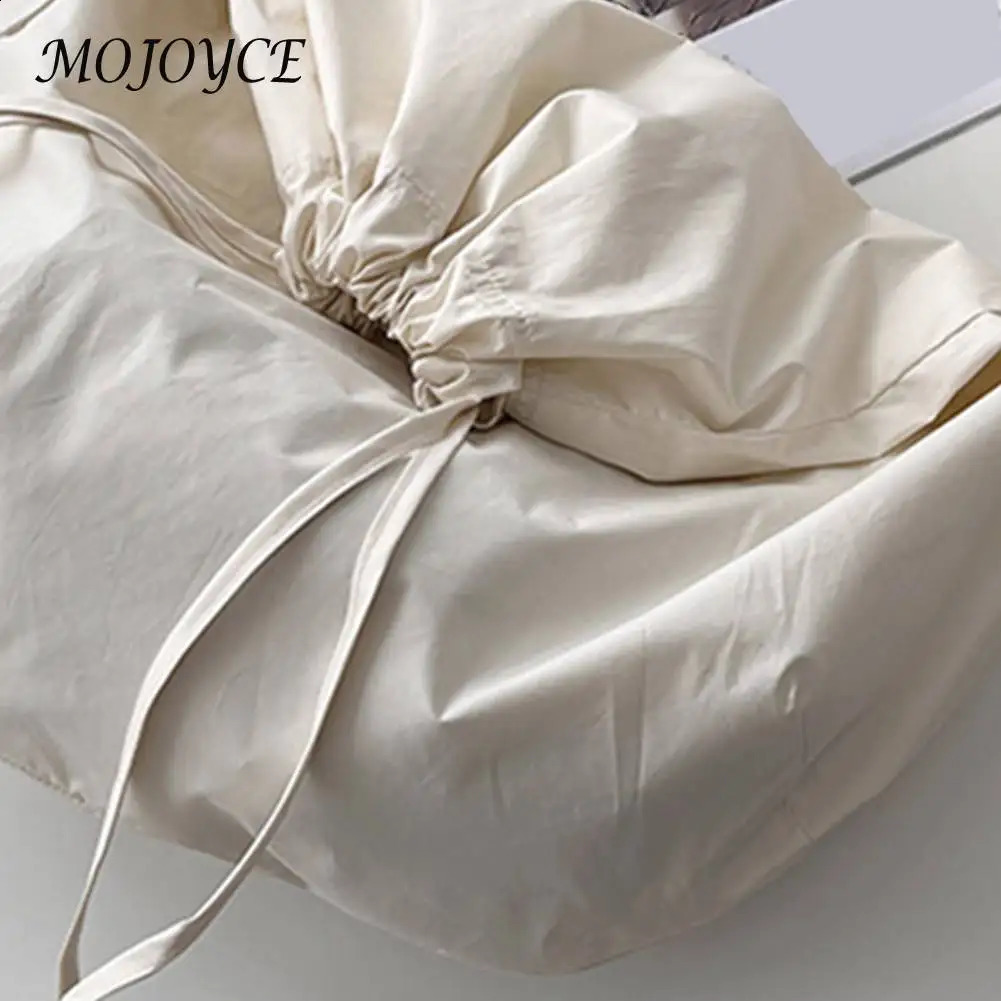 Drawstring Pillow Crossbody Bag Women Composite Shoulder Large Capacity Scratch Resistant Fashion Ladies Shopping Leisure 240814