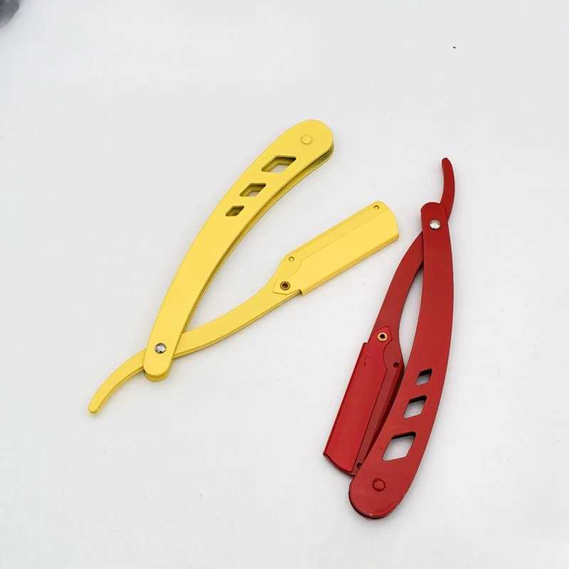 Barbershop Mens Shaver Straight Edge Barber Razor Knives Manual Beard Shaving And Care Replaceable Blades Shavette Gift For MenM240814