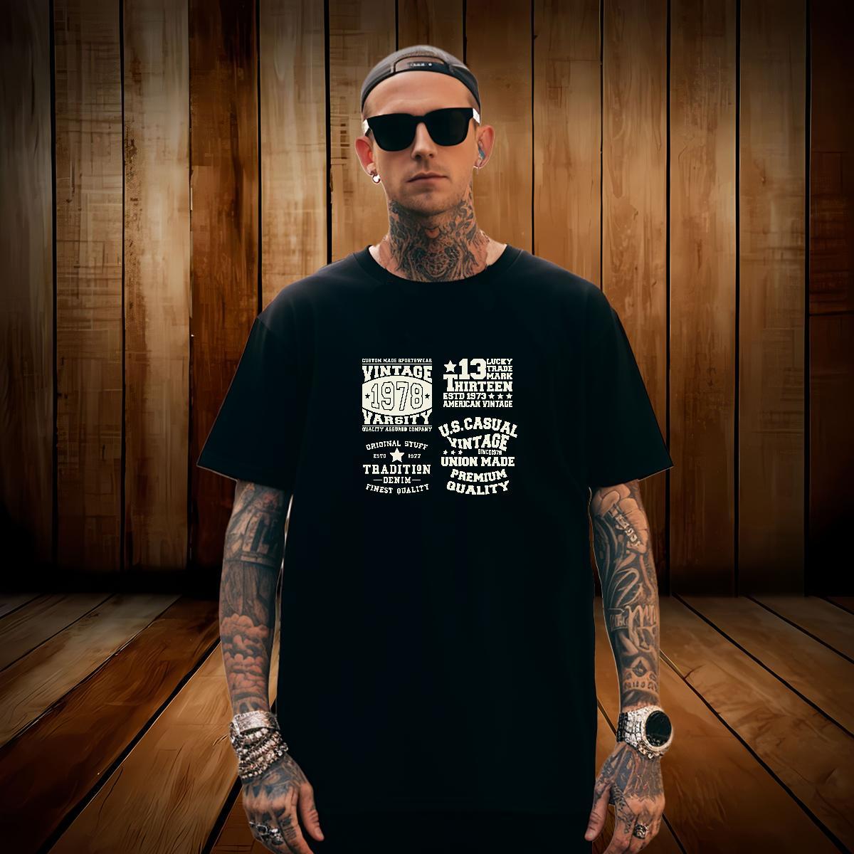 TOP Quality letter Men T Shirts Spring Summer Tshirts 230g Cotton Fashion Designer Breathable Soft Oversized 4XL Top Tees