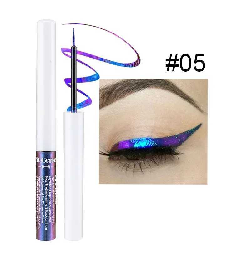 1pc Shiny Metallic Eyeshadow Liner Chameleons Multi Chrome Eyeliner Liquid Pearl Gloss Color Aurora Eyes Make up Glitter Pigment Y240813