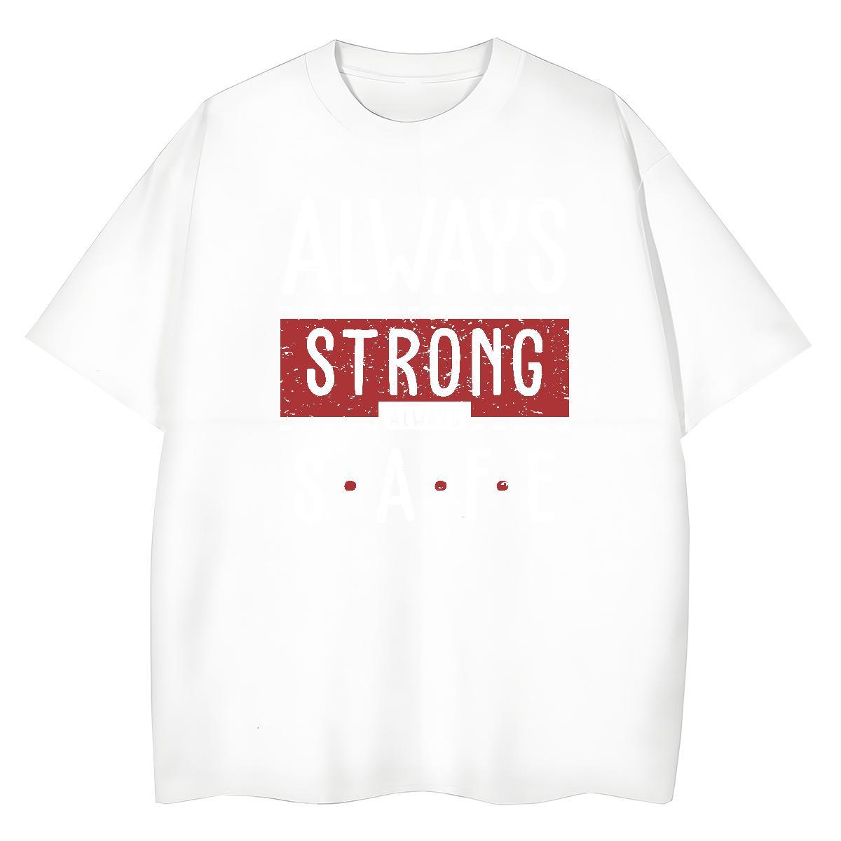 Soft Couples T Shirts Street Casual 230g 100% Cotton Cartoon Print Breathable Short Sleeve letter T Shirt For Man 2024 Summer Tshirts