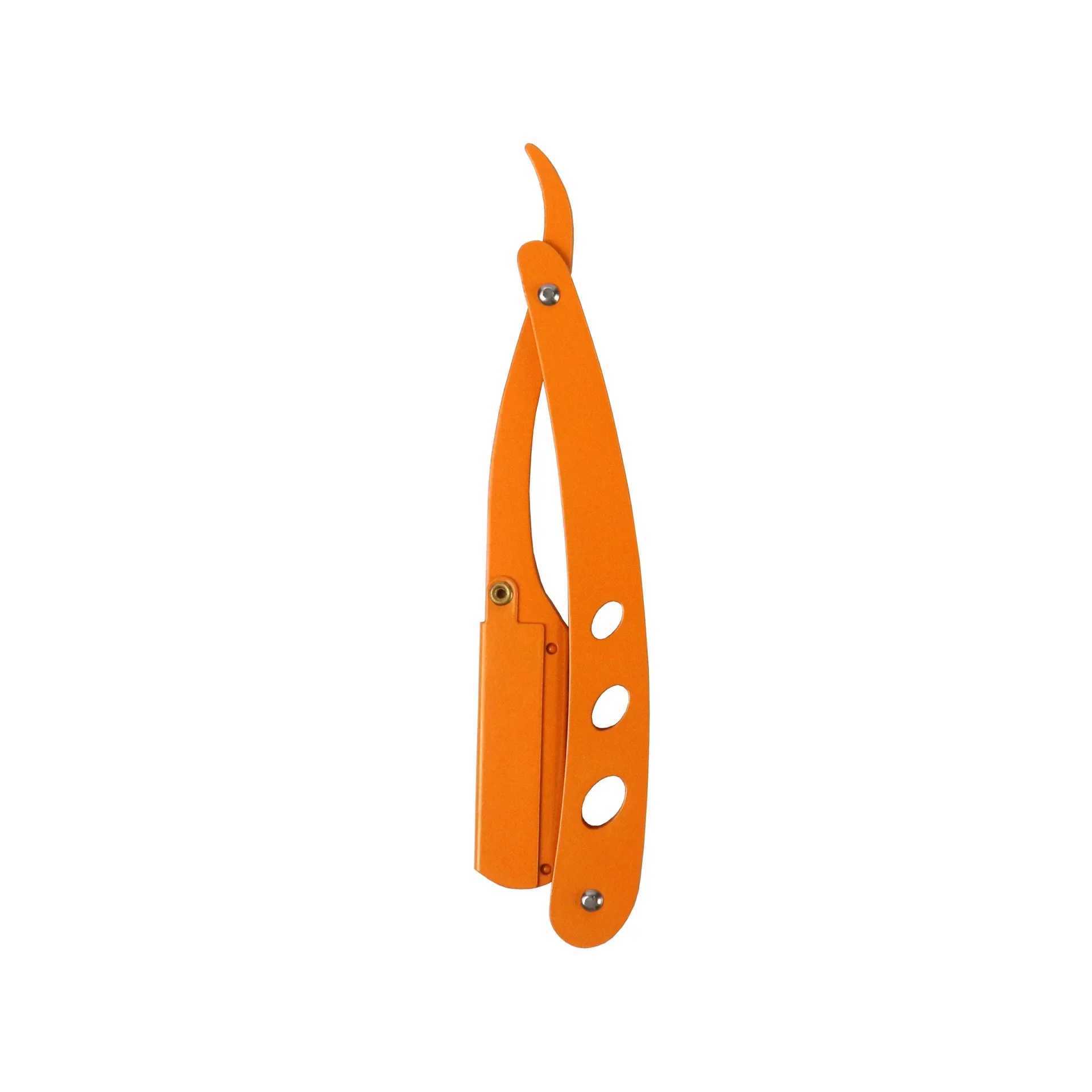 Straight Edge Razor Blades Haircut Beard Eyebrow Shaving Tool Manual Depilation Razor Hairdresser TrimmingM240814
