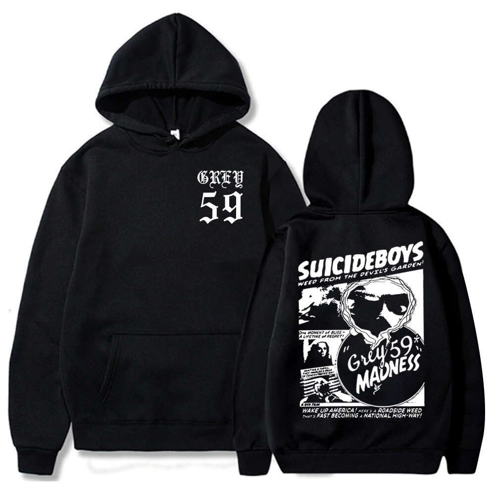 G59 Suicideboys Hoodie For Men Women Unisex Muisc Hip Hop Y2k Style Printed Streetwear Long Sleeves Loose Fleece Sweatshirts